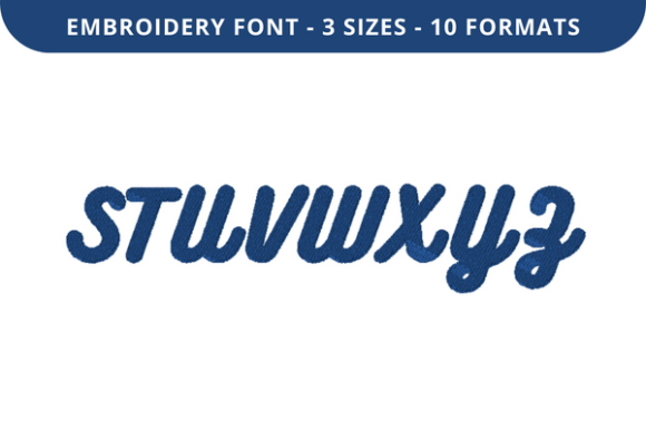 Buck Harry Font S to Z: A Thoughtful Embroidery Font for Meaningful Gifts