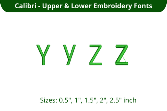 Calibri Font YZ: A Boutique Sweatshirt Embroidery Review