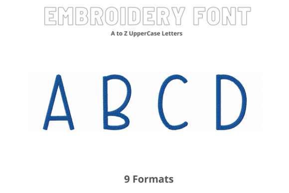 Font a to Z: A Practical Embroidery Font for Small-Batch Sellers