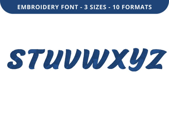 It Happens Font S to Z: A Seasonal Embroidery Font Review
