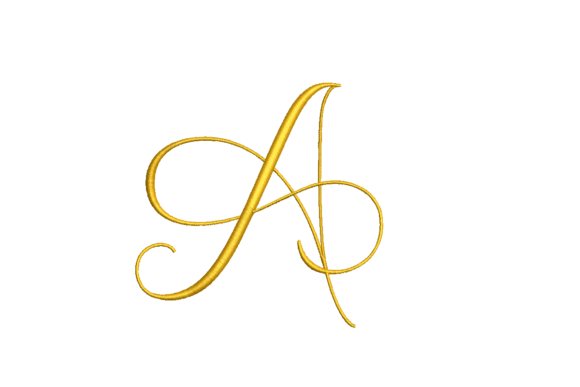 Letter a Design Review for Real Embroidery Projects